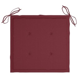 Chaises de jardin avec coussins lot de 6 Bois d'acacia massif 558234558234