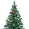 Arbre de Noël artificiel pré-éclairé/boules pommes de pin 180cm 558298558298