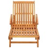 Chaises longues lot de 2 avec coussins Bois d'acacia solide 558315558315