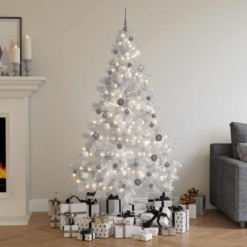 Arbre de Noël artificiel pré-éclairé/boules 180 cm 620 branches 558329558329