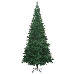 Arbre de Noël artificiel pré-éclairé et boules L 240 cm vert 558340558340