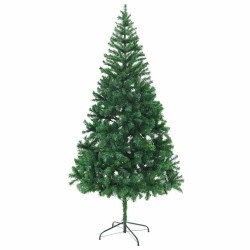 Arbre de Noël artificiel pré-éclairé/boules 210 cm 910 branches 558351558351