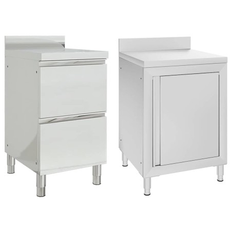 Armoires de cuisine commerciales 2 pièces en acier inoxydable 558378558378