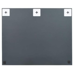 Miroir mural sans cadre avec lampes LED Rectangulaire Verre 558399558399