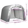 Tente de rangement 300x300 cm Acier Gris 558401558401