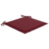 Chaises pliables d'extérieur lot de 8 et coussins Bois d'acacia 558404558404