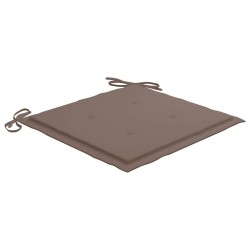 Chaises pliables d'extérieur lot de 8 et coussins Bois d'acacia 558405558405