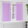 Rideaux occultants avec anneaux 2 pcs Violet 175 x 140 cm 558421558421
