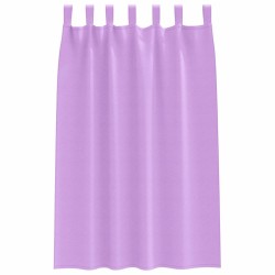 Rideaux occultants avec anneaux 2 pcs Violet 175 x 140 cm 558421558421