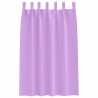 Rideaux occultants avec anneaux 2 pcs Violet 175 x 140 cm 558421558421