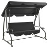 Balancelle d'extérieur avec auvent Anthracite 558425558425