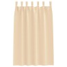 Rideaux occultants avec anneaux 2 pcs Crème 175 x 140 cm 558429558429