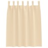 Rideaux occultants avec anneaux 2 pcs Crème 140 x 140 cm 558432558432