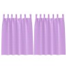 Rideaux occultants avec anneaux 2 pcs Violet 140 x 140 cm 558438558438