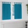 Rideaux occultants avec anneaux 2 pcs Turquoise 140 x 140 cm 558442558442