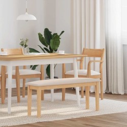 Banc 110 cm bois massif caoutchouc 558446558446