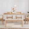 Banc 110 cm bois massif caoutchouc 558446558446