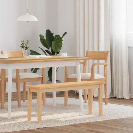 Banc 110 cm bois massif caoutchouc 558447558447