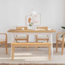 Banc 110 cm bois massif caoutchouc 558447558447