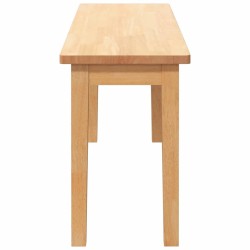 Banc 110 cm bois massif caoutchouc 558447558447