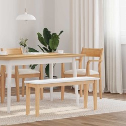 Banc 110 cm bois massif caoutchouc 558448558448