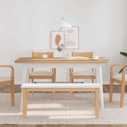Banc 110 cm bois massif caoutchouc 558448558448