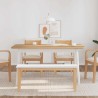 Banc 110 cm bois massif caoutchouc 558448558448
