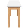 Banc 110 cm bois massif caoutchouc 558448558448