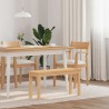 Banc 90 cm bois massif caoutchouc 558449558449