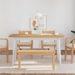 Banc 90 cm bois massif caoutchouc 558449558449