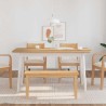 Banc 90 cm bois massif caoutchouc 558449558449