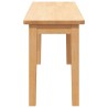 Banc 90 cm bois massif caoutchouc 558449558449