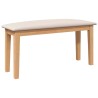Banc 90 cm bois massif caoutchouc 558450558450