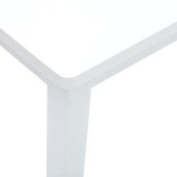Banc 90 cm blanc bois massif caoutchouc 558455558455