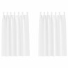 Rideaux occultants avec anneaux 2 pcs Blanc pur 175 x 140 cm 558458558458