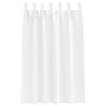 Rideaux occultants avec anneaux 2 pcs Blanc pur 175 x 140 cm 558458558458