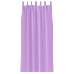 Rideaux occultants avec anneaux 2 pcs Violet 245 x 140 cm 558461558461