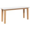 Banc 90 cm bois massif caoutchouc 558464558464