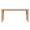 Banc 90 cm bois massif caoutchouc 558464558464