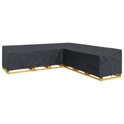 Housse pour meubles Noir 325 x 325 x 80 cm Tissu Oxford 600D 558469558469