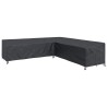 Housse pour meubles Noir 325 x 325 x 80 cm Tissu Oxford 600D 558469558469