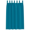 Rideaux occultants avec anneaux 2 pcs Turquoise 175 x 140 cm 558470558470