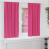 Rideaux occultants avec anneaux 2 pcs Rose vif 175 x 140 cm 558473558473