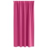 Rideaux occultants avec anneaux 2 pcs Rose vif 175 x 140 cm 558473558473