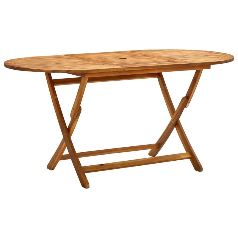 Table de jardin pliable 160x85x75 cm Bois d'acacia massif 558481558481