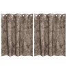 Rideaux en velours 2 pcs Cappuccino 140 x 140 cm Velours 558486558486