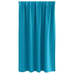 Rideaux occultants avec anneaux 2 pcs Turquoise 140 x 140 cm 558488558488