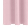 Rideaux occultants avec anneaux 2 pcs Rose bébé 245 x 140 cm 558497558497