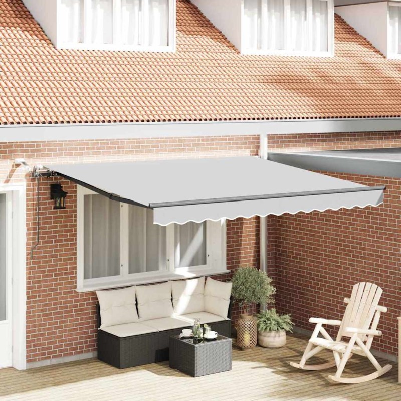 Cadre d'auvent Anthracite 350 x 250 cm Aluminium 558504558504
