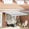 Cadre d'auvent Anthracite 350 x 250 cm Aluminium 558504558504